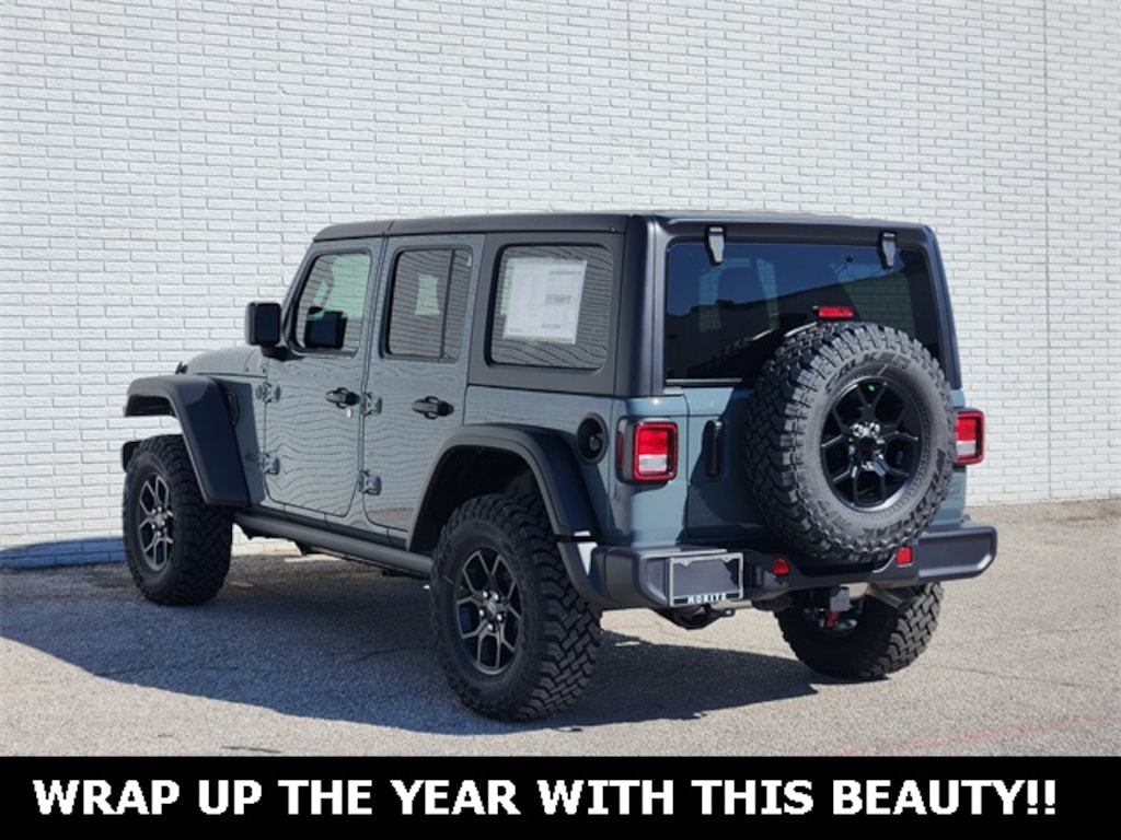 New 2026 Jeep Wrangler 4-DOOR WILLYS Sport Utility