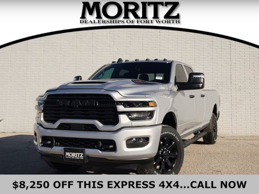 New 2026 Ram 2500 BLACK EXPRESS CREW CAB 4X4 8' BOX Pickup