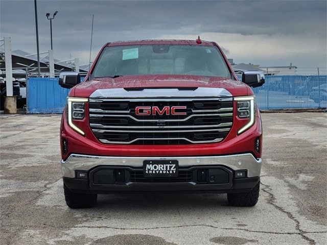 Certified 2022 GMC Sierra 1500 SLT with VIN 1GTUUDET2NZ504214 for sale in Fort Worth, TX