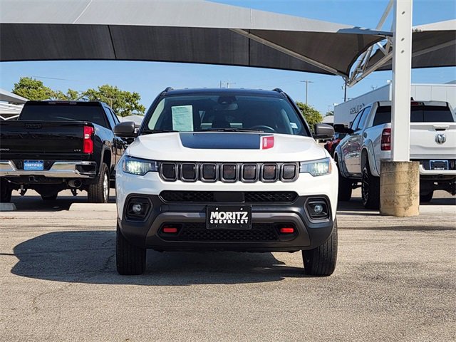 Used 2022 Jeep Compass Trailhawk with VIN 3C4NJDDB0NT143286 for sale in Fort Worth, TX