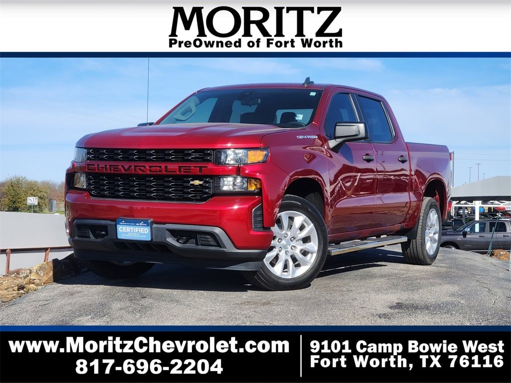 Used 2021 Chevrolet Silverado 1500 Custom Truck Crew Cab