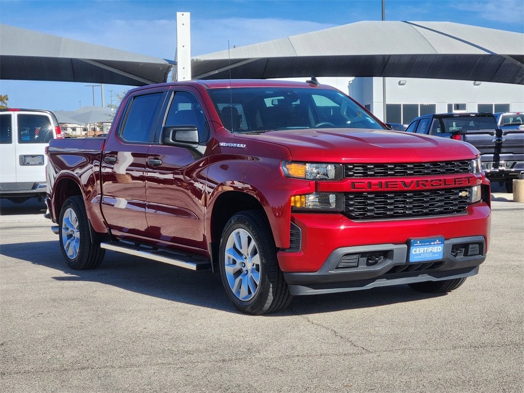 Used 2021 Chevrolet Silverado 1500 Custom Truck Crew Cab