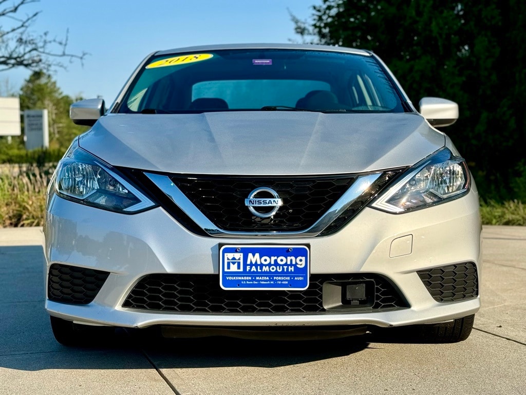 Used 2018 Nissan Sentra SV with VIN 3N1AB7AP8JY322124 for sale in Falmouth, ME