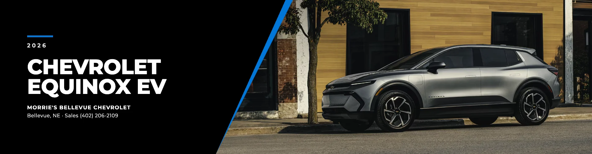 New 2026 Chevrolet Equinox EV at Morrie's Bellevue Chevrolet near Omaha, NE