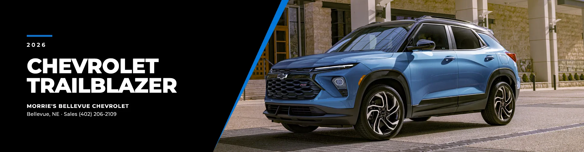 New 2026 Chevrolet Trailblazer at Morrie's Bellevue Chevrolet near Omaha, NE