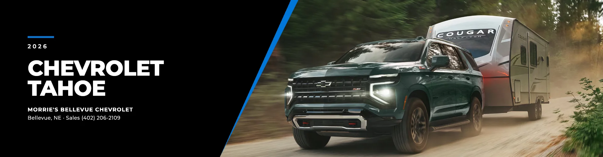 New 2026 Chevrolet Tahoe at Morrie's Bellevue Chevrolet near Omaha, NE