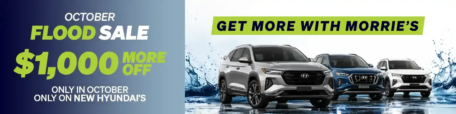 Flood Sale at Morrie's Bellevue Hyundai in Bellevue, NE