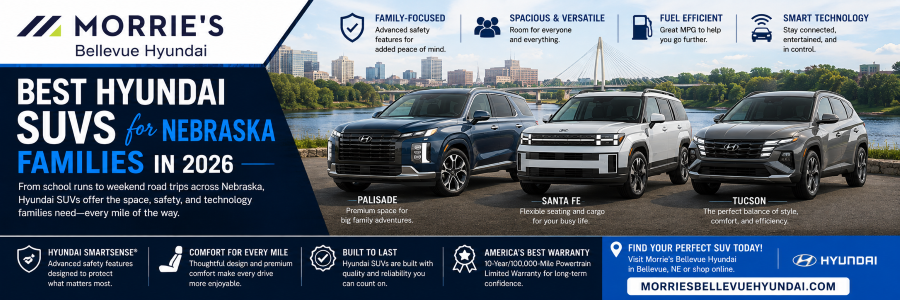 Best Hyundai SUVs for Families in Bellevue, NE