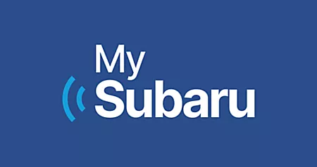 MySubaru Connected Services app displayed on a smartphone