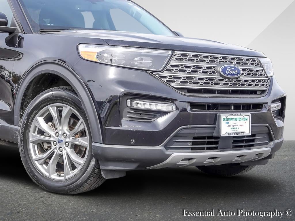 Used 2021 Ford Explorer Limited with VIN 1FMSK8FH8MGA63936 for sale in Morris, IL