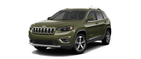 2019 Jeep Cherokee Limited A green 2019 Jeep Cherokee Limited