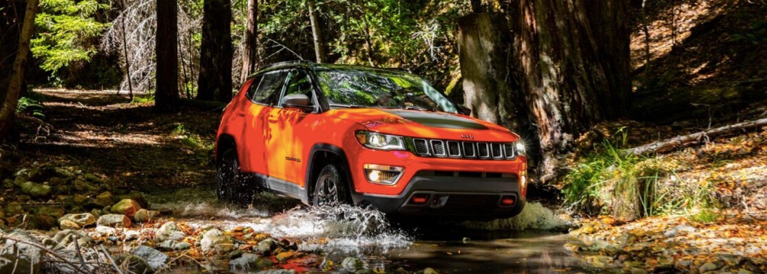 2019 Orange Jeep Compass Performance Features