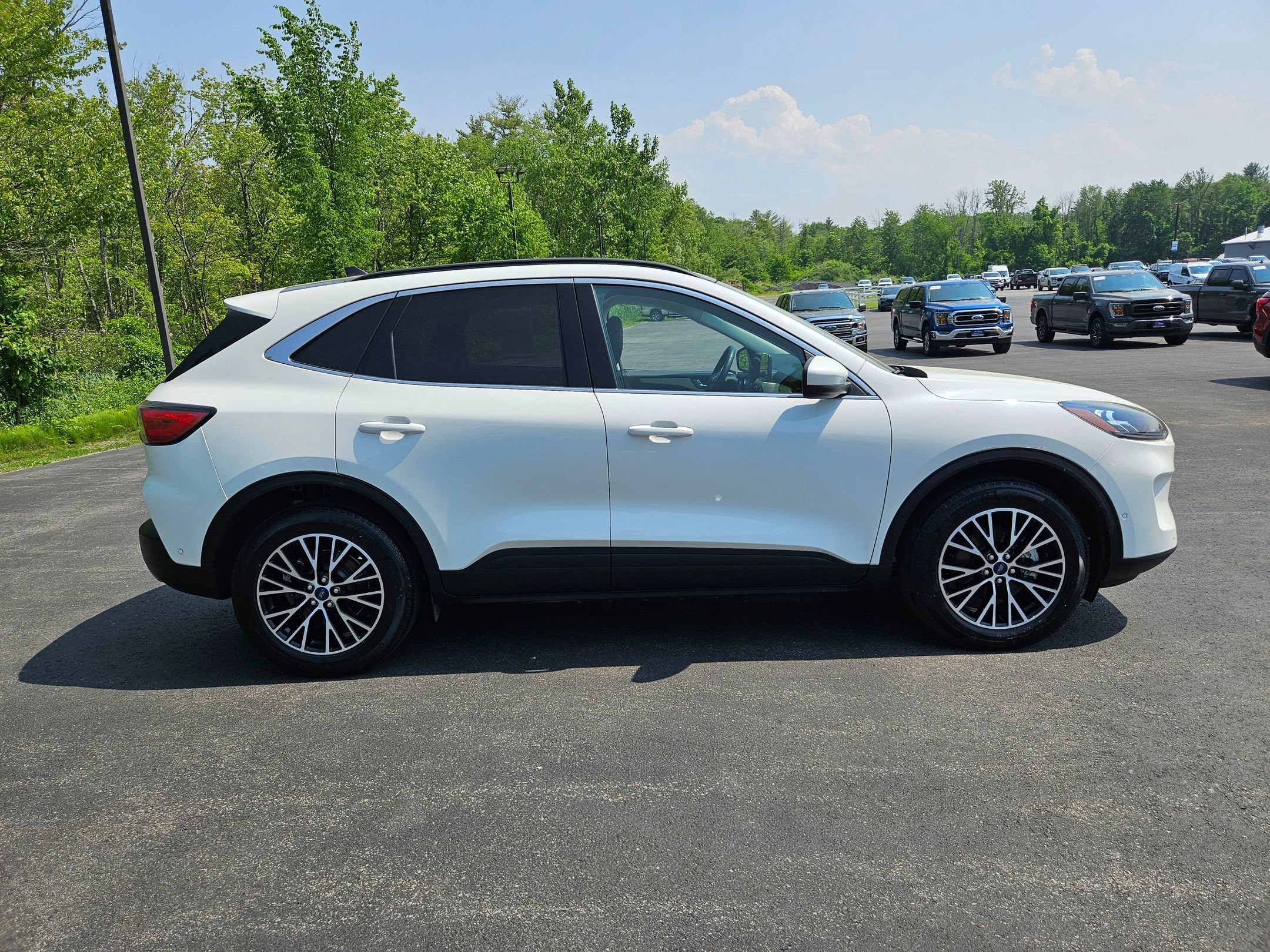 Certified 2022 Ford Escape Titanium with VIN 1FMCU0LZ5NUB04555 for sale in Ballston Lake, NY