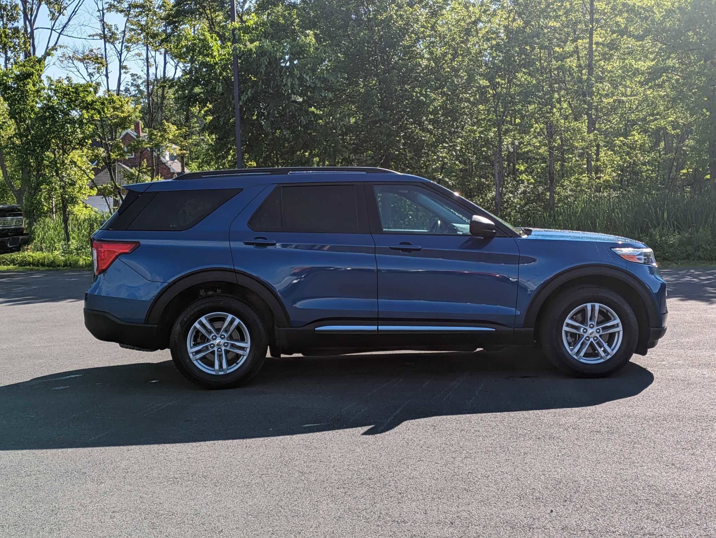 Certified 2021 Ford Explorer XLT with VIN 1FMSK8DH1MGA10465 for sale in Ballston Lake, NY