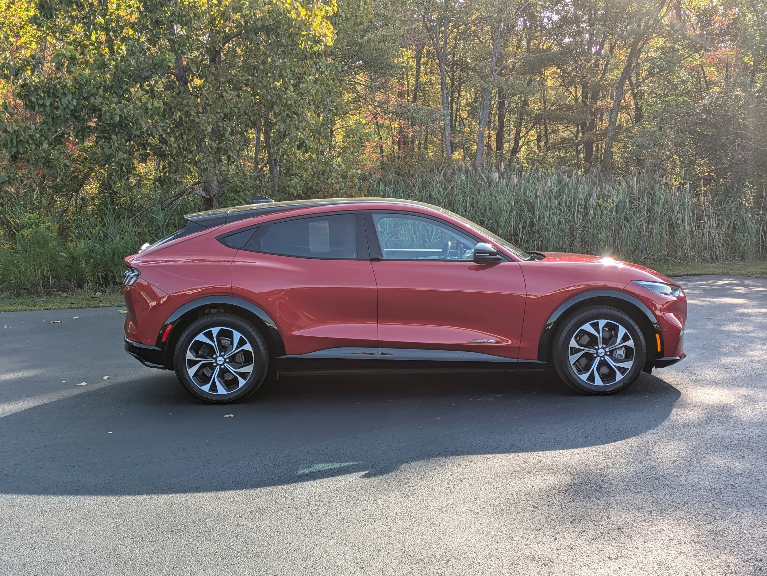 Certified 2021 Ford Mustang Mach-E Premium AWD with VIN 3FMTK3SU1MMA61428 for sale in Ballston Lake, NY