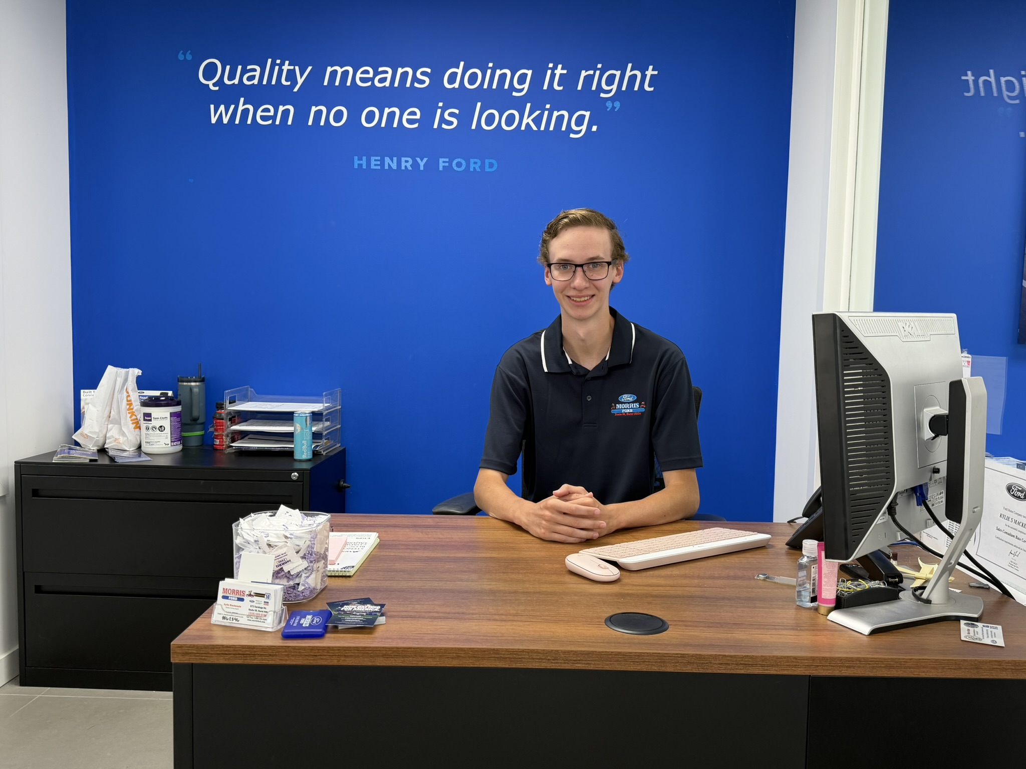 Staff member Cayne Stewart from 624b7613f29a