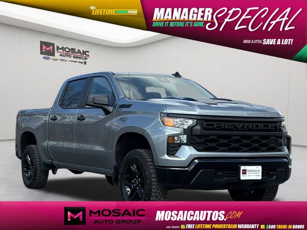 Used 2024 Chevrolet Silverado 1500 Custom Trail Boss Truck