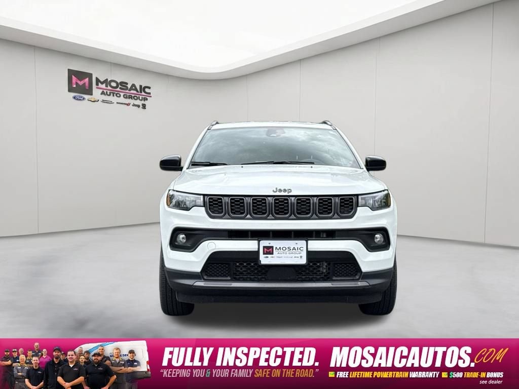 Used 2025 Jeep Compass Latitude with VIN 3C4NJDBN1ST598270 for sale in Zumbrota, Minnesota