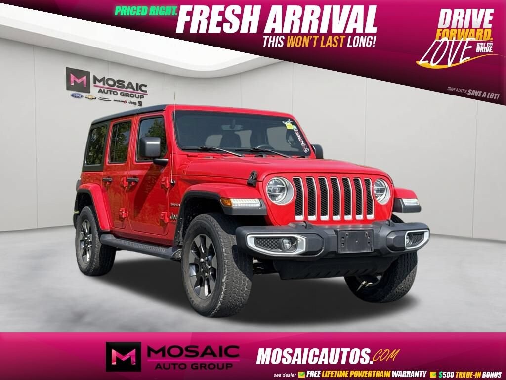 Used 2019 Jeep Wrangler Unlimited Sahara 4x4 SUV
