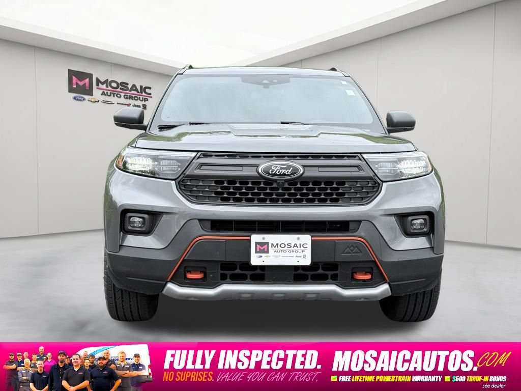 Used 2022 Ford Explorer TIMBERLINE with VIN 1FMSK8JHXNGA44152 for sale in Zumbrota, Minnesota