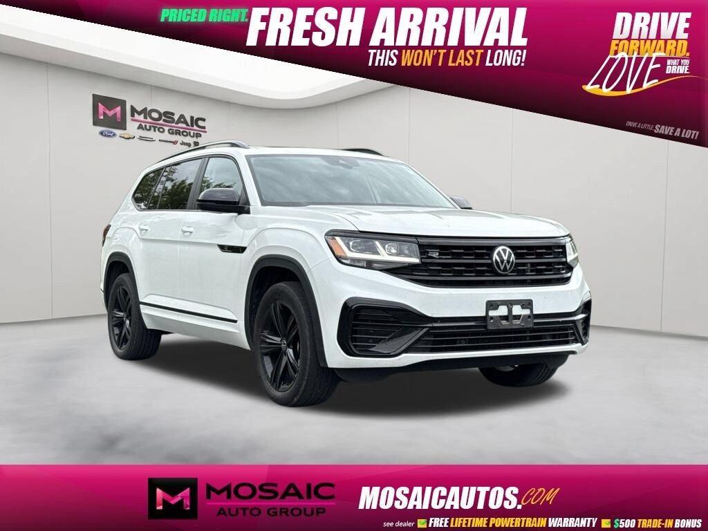 Used 2023 Volkswagen Atlas 3.6L V6 SEL R-Line Black SUV