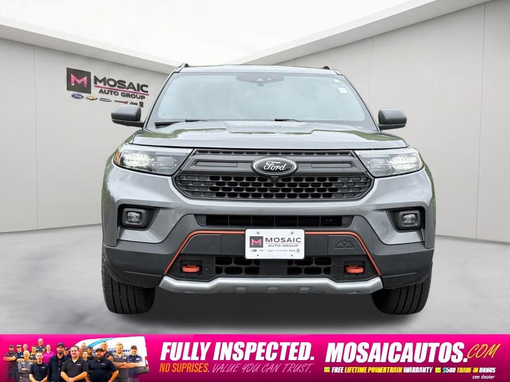 Used 2022 Ford Explorer TIMBERLINE with VIN 1FMSK8JHXNGA44152 for sale in Zumbrota, Minnesota