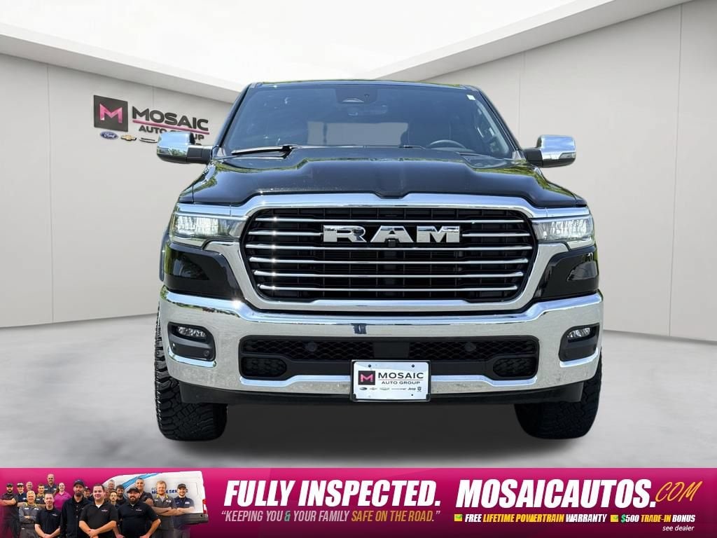 Used 2025 RAM Ram 1500 Pickup Laramie with VIN 1C6SRFJP0SN505983 for sale in Zumbrota, Minnesota