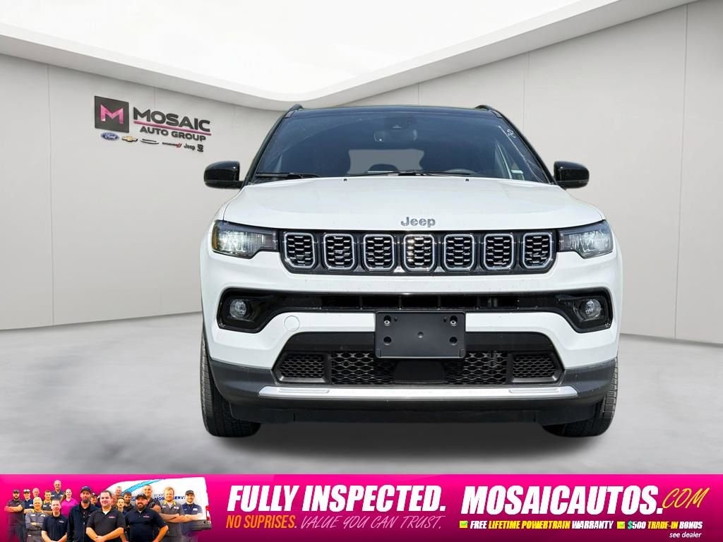 Used 2025 Jeep Compass Limited with VIN 3C4NJDCN1ST601151 for sale in Zumbrota, Minnesota