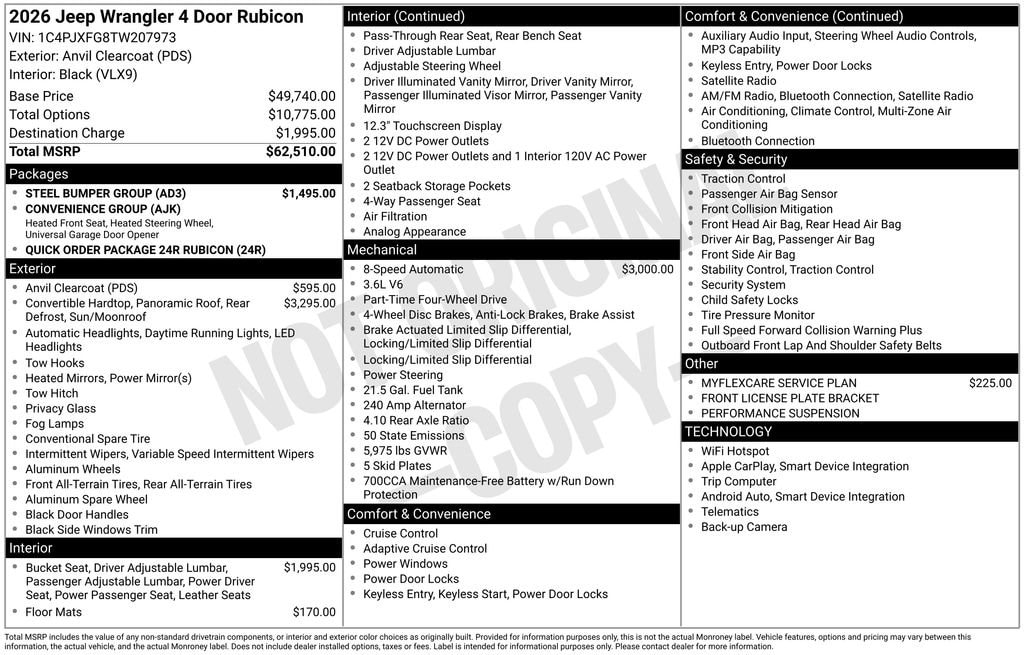 2026 Jeep Wrangler 4-Door Rubicon - Photo 3