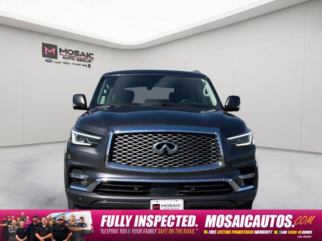 Used 2024 INFINITI QX80 Luxe 4WD with VIN JN8AZ2AE0R9329570 for sale in Zumbrota, Minnesota
