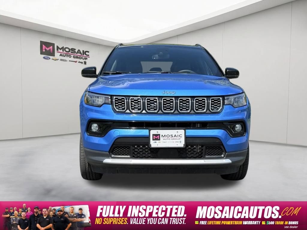 Used 2025 Jeep Compass Limited with VIN 3C4NJDCN4ST595314 for sale in Zumbrota, Minnesota