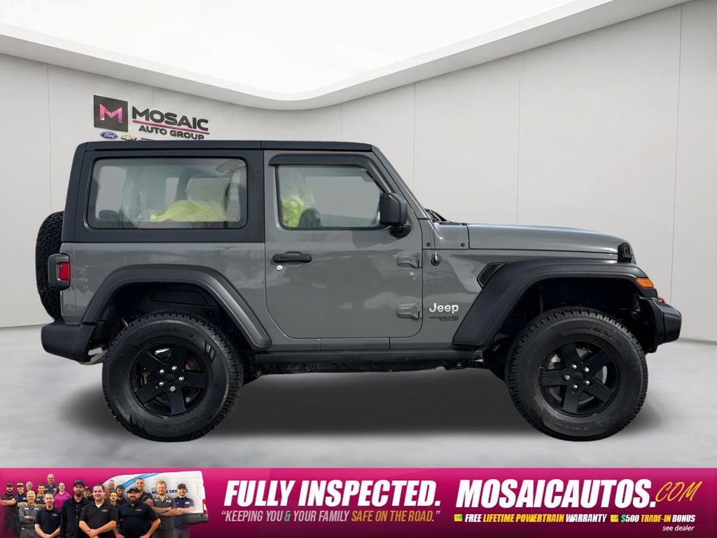 Used 2021 Jeep Wrangler Sport with VIN 1C4HJXAG6MW585500 for sale in Zumbrota, Minnesota