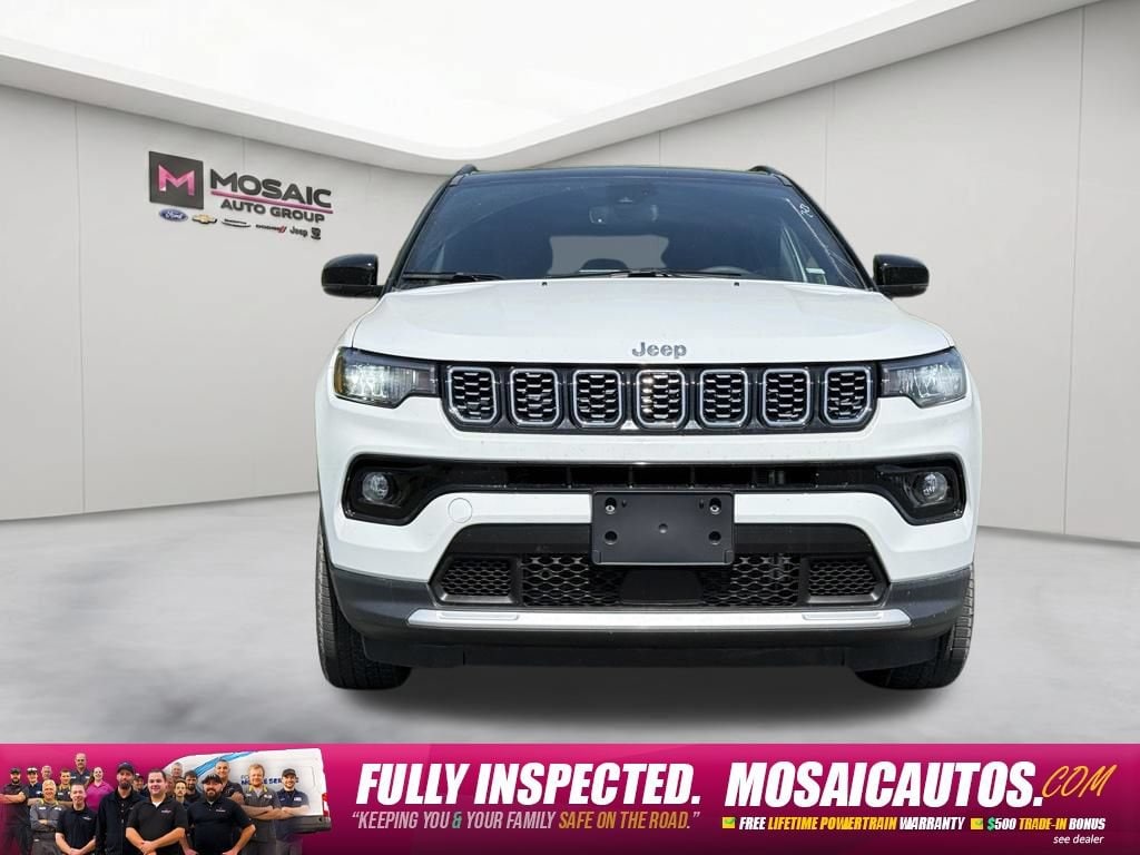 Used 2025 Jeep Compass Limited with VIN 3C4NJDCN1ST601151 for sale in Zumbrota, Minnesota