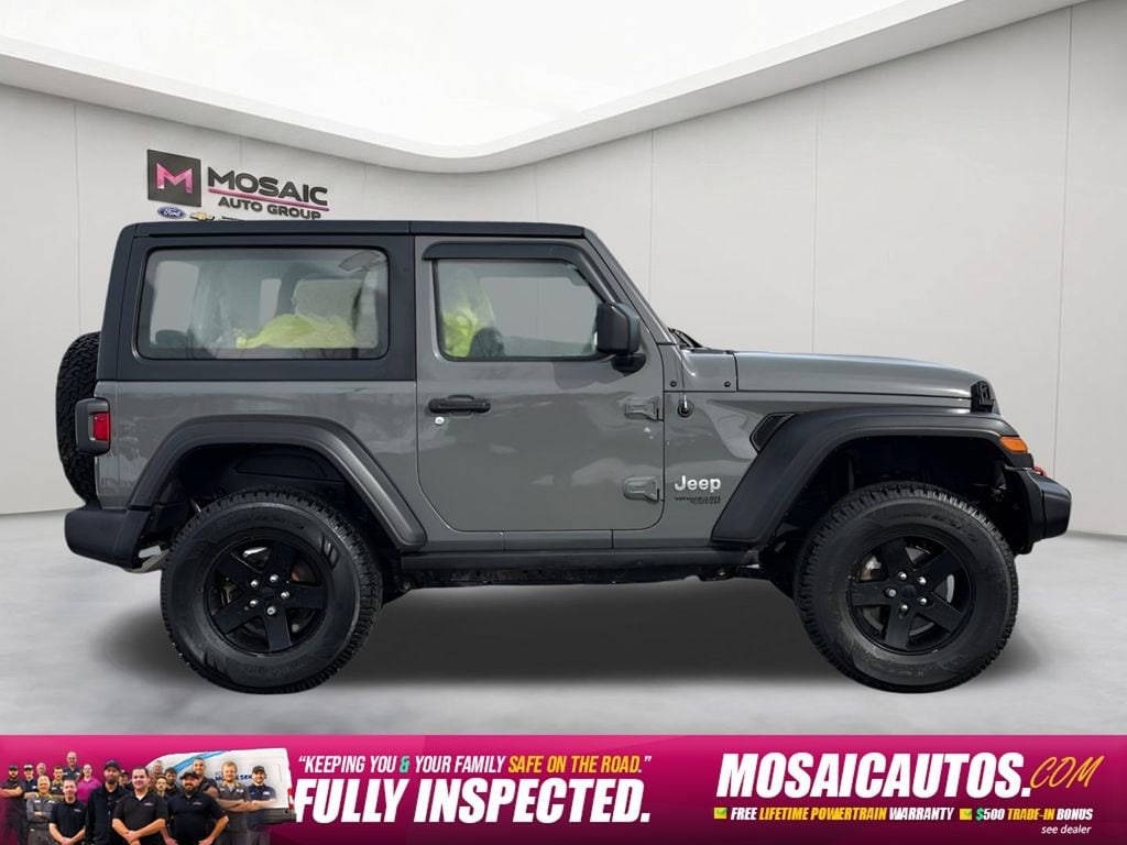Used 2021 Jeep Wrangler Sport with VIN 1C4HJXAG6MW585500 for sale in Zumbrota, Minnesota