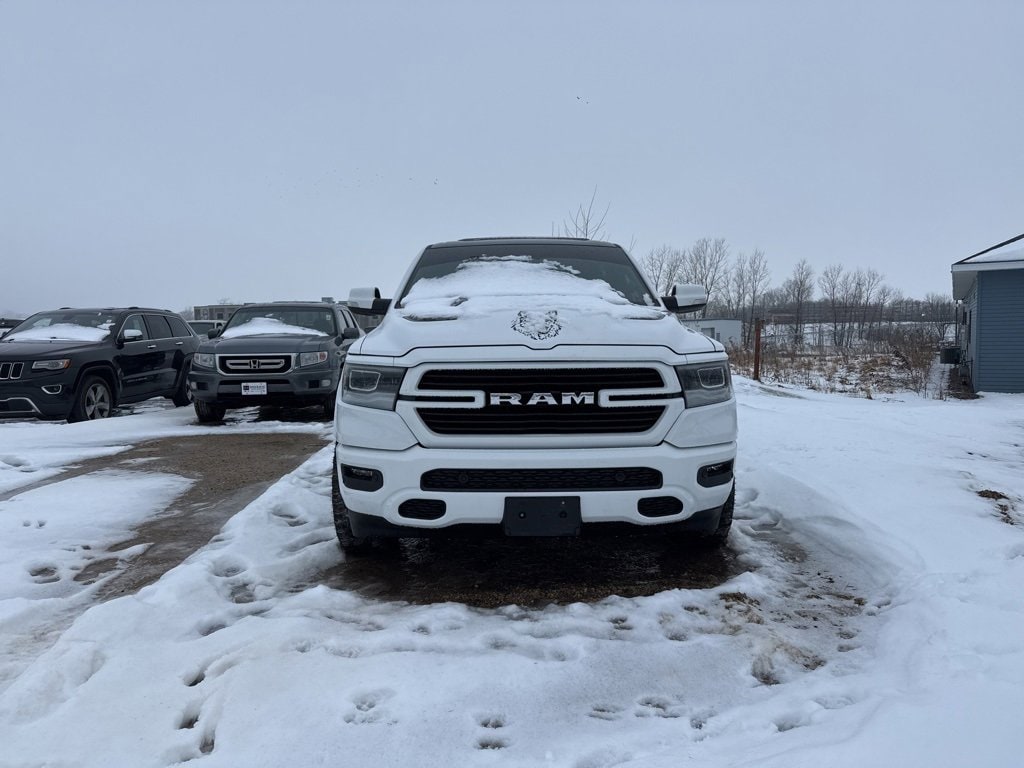 Used 2021 RAM Ram 1500 Pickup Laramie with VIN 1C6SRFRTXMN740377 for sale in Zumbrota, Minnesota