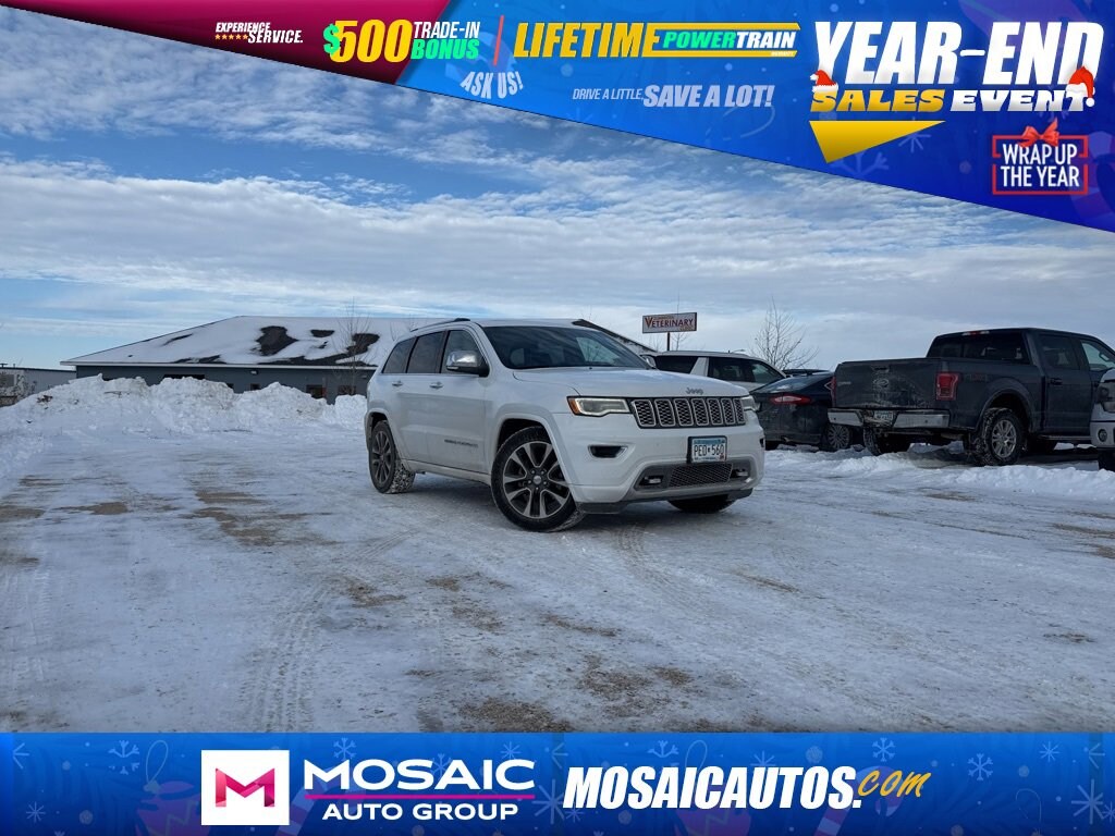 Used 2017 Jeep Grand Cherokee Overland 4x4 SUV