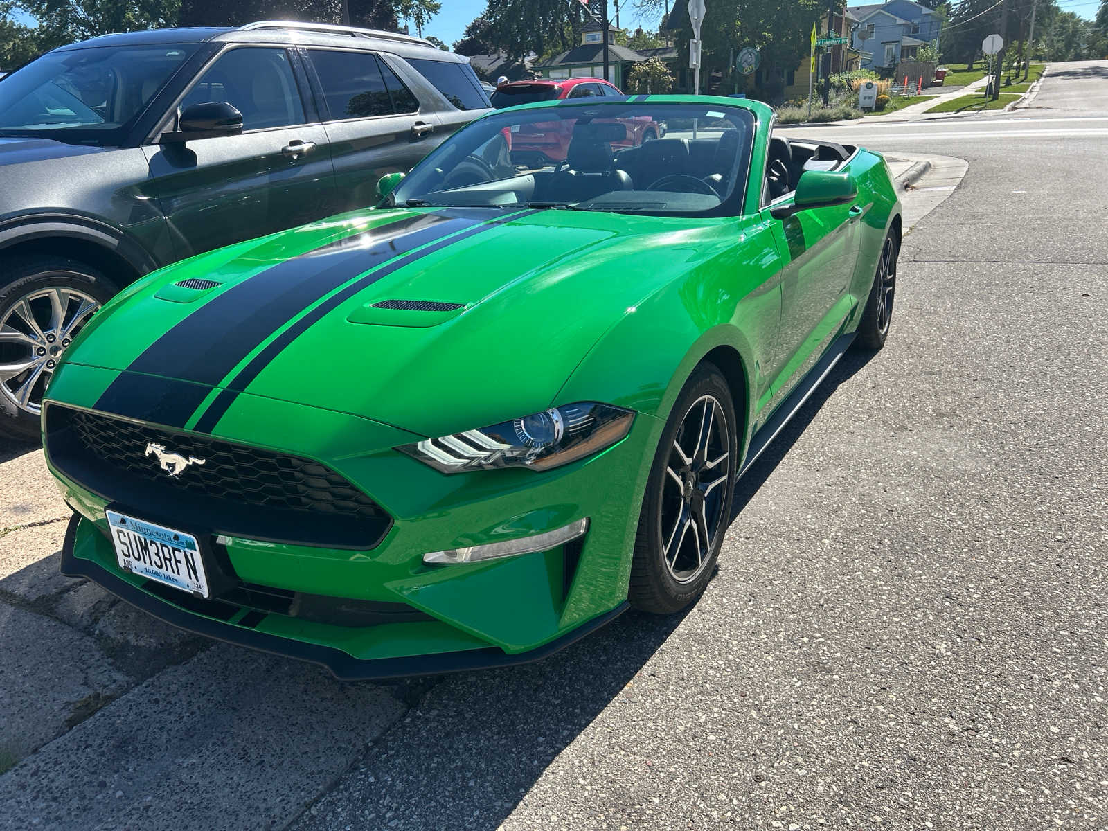 Used 2019 Ford Mustang EcoBoost Premium with VIN 1FATP8UH4K5108978 for sale in Lake City, Minnesota