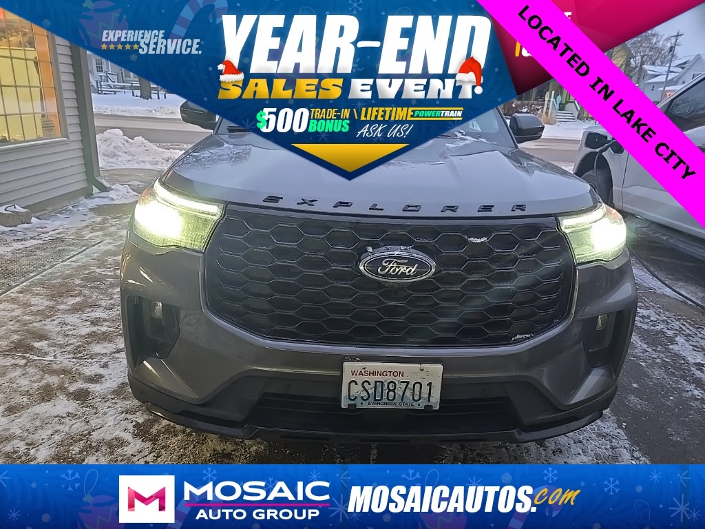 Used 2025 Ford Explorer ST-LINE with VIN 1FMUK8KH1SGB65462 for sale in Lake City, Minnesota