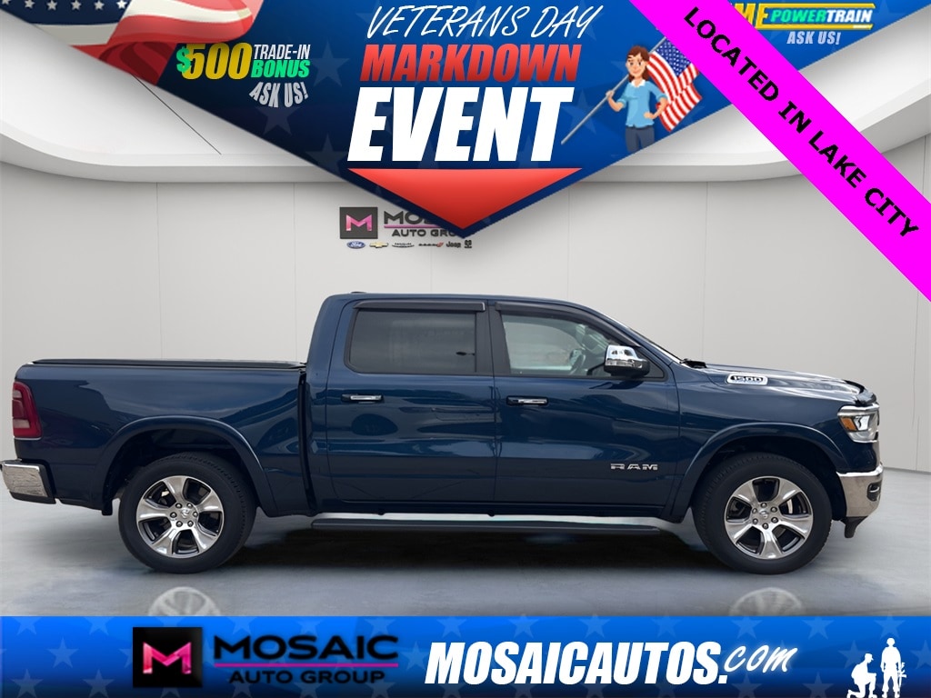 Used 2022 RAM Ram 1500 Pickup Laramie with VIN 1C6SRFJT8NN146190 for sale in Lake City, Minnesota