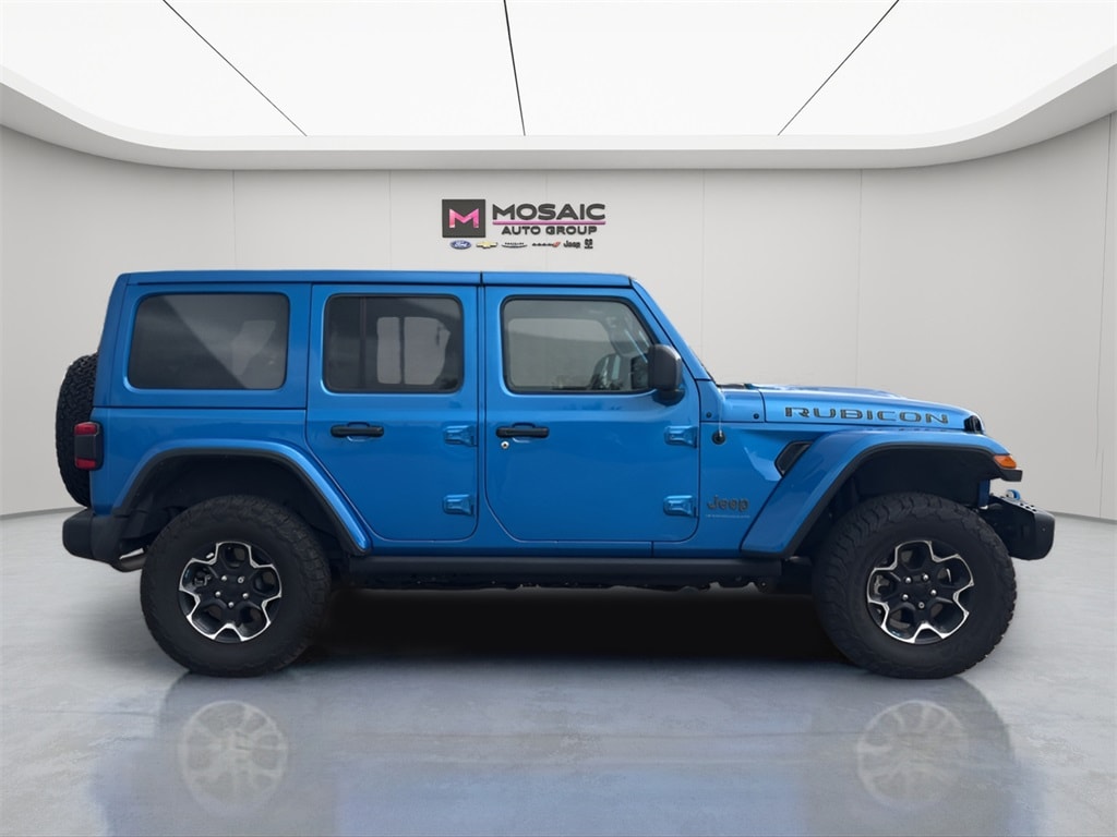 Used 2023 Jeep Wrangler 4xe Rubicon 4XE with VIN 1C4JJXR66PW525086 for sale in Lake City, Minnesota