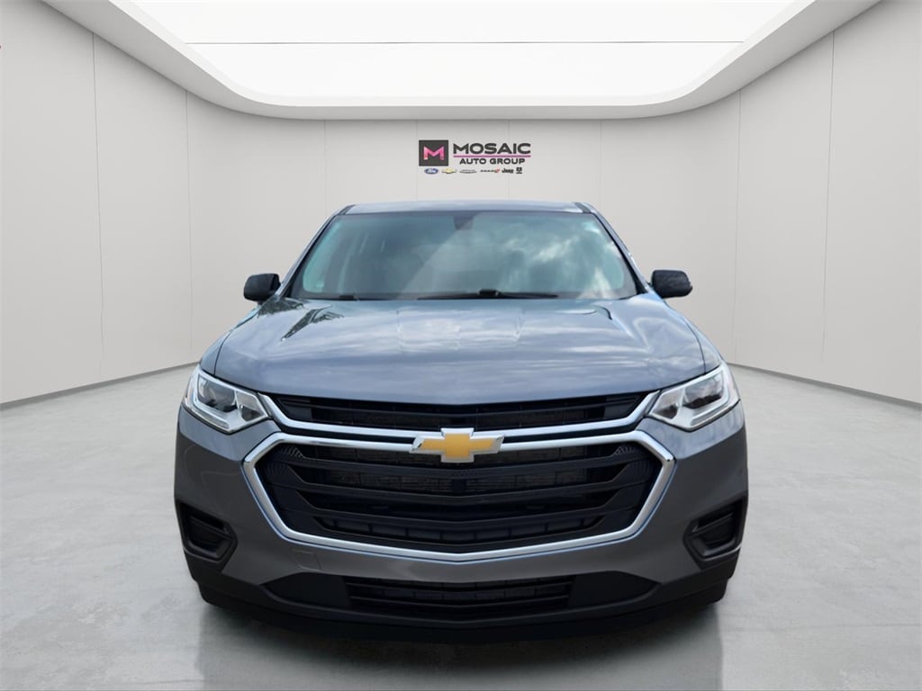 Used 2021 Chevrolet Traverse LS with VIN 1GNERFKW6MJ169933 for sale in Lake City, Minnesota