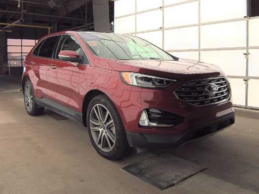 Used 2021 Ford Edge Titanium with VIN 2FMPK4K97MBA52902 for sale in Lake City, Minnesota