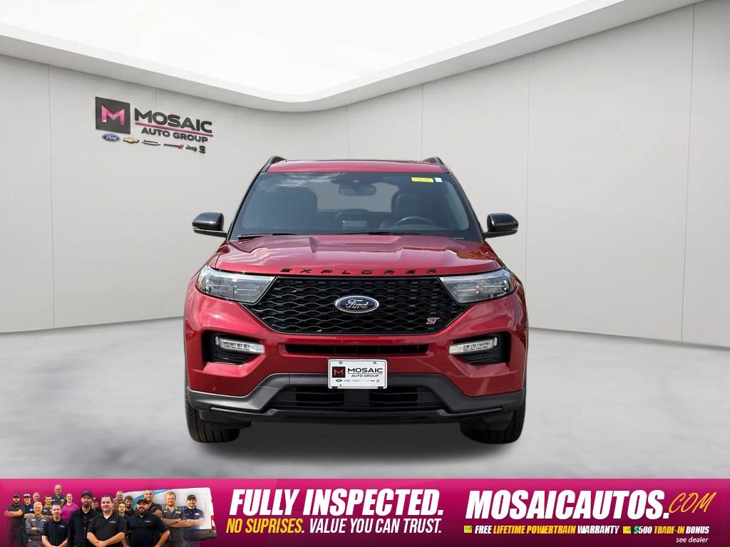Used 2024 Ford Explorer ST with VIN 1FM5K8GC1RGA15248 for sale in Zumbrota, Minnesota