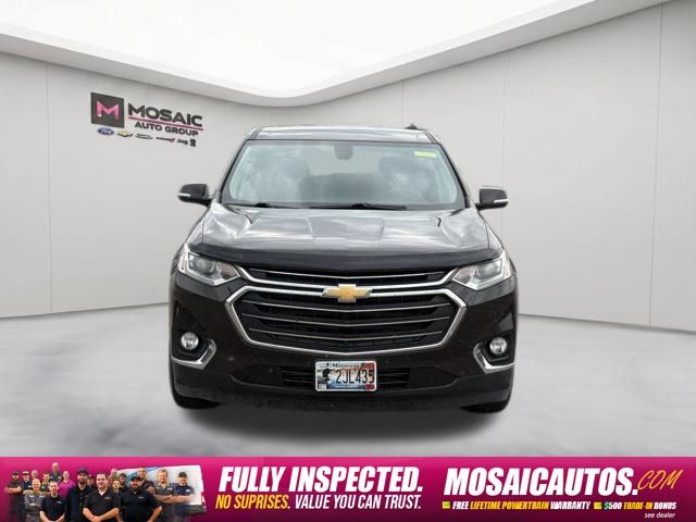 Used 2018 Chevrolet Traverse 3LT with VIN 1GNEVHKW6JJ117995 for sale in Zumbrota, Minnesota