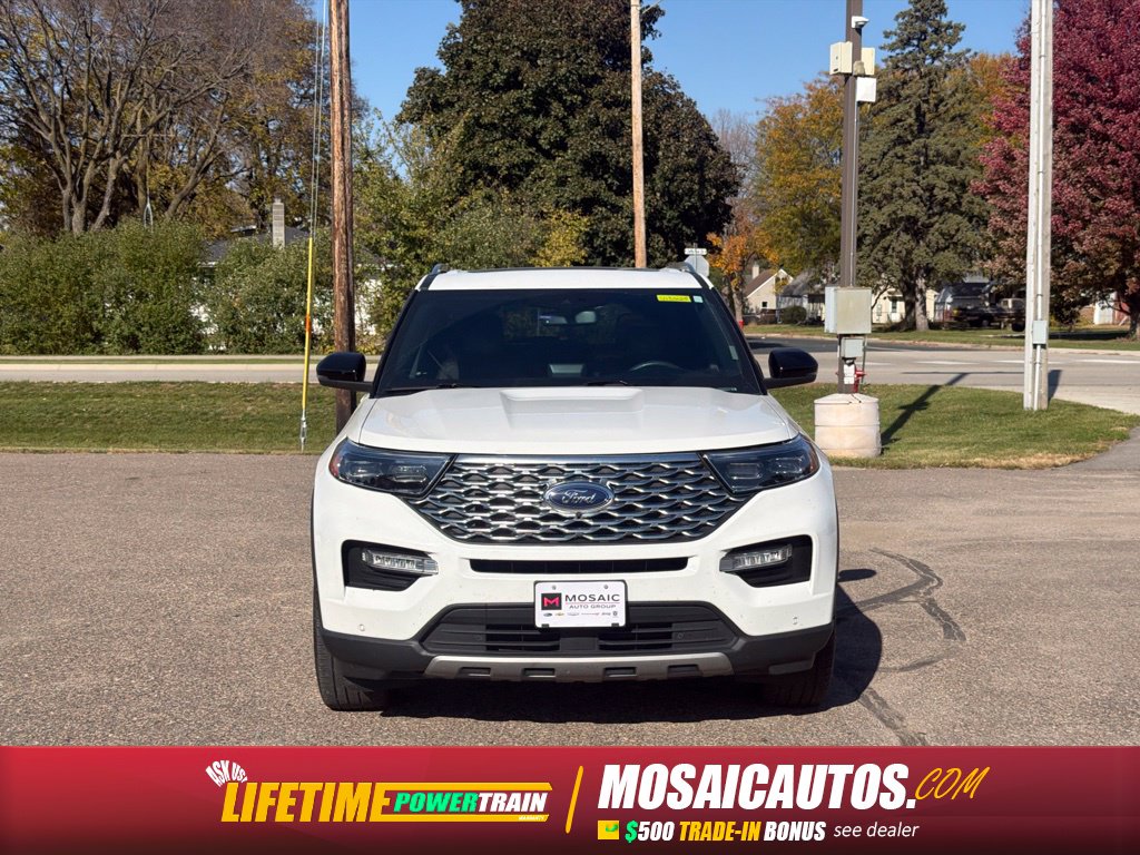 Used 2022 Ford Explorer Platinum with VIN 1FM5K8HC2NGA45433 for sale in Zumbrota, Minnesota