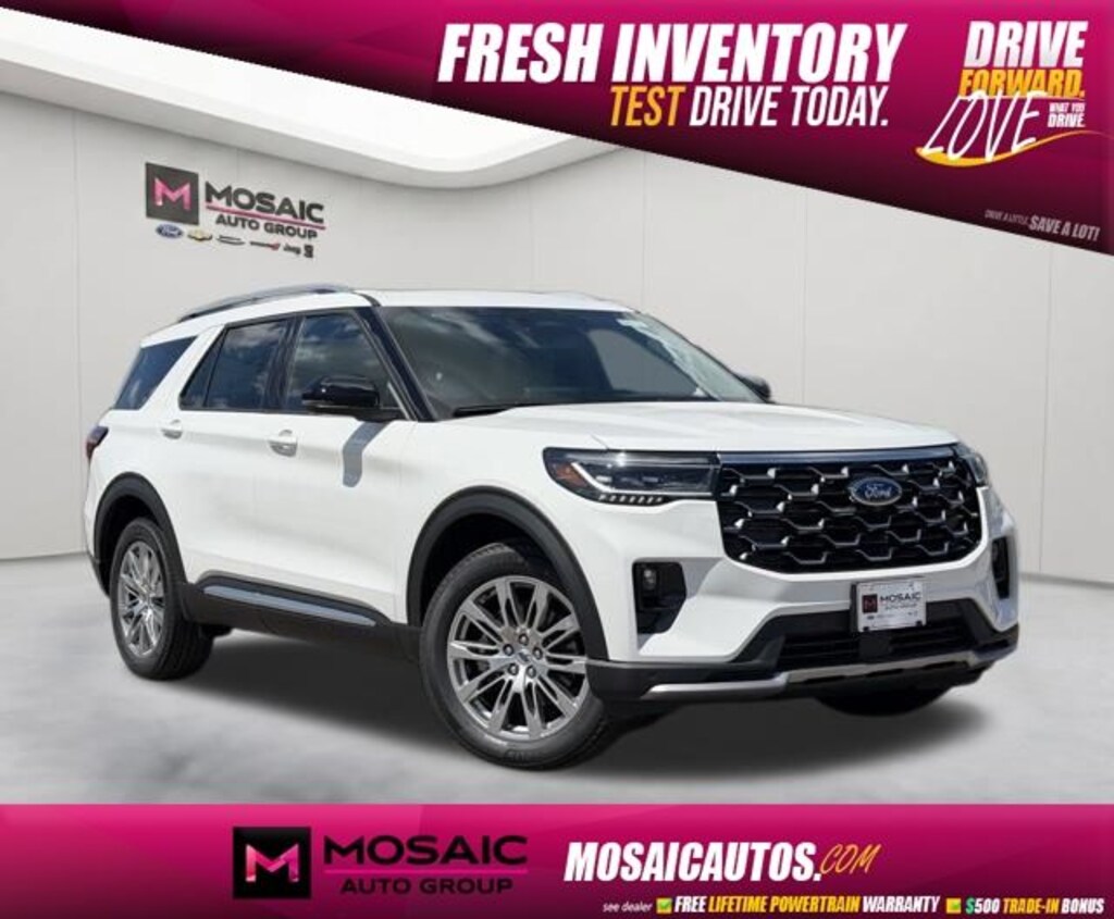 New 2026 Ford Explorer Platinum SUV