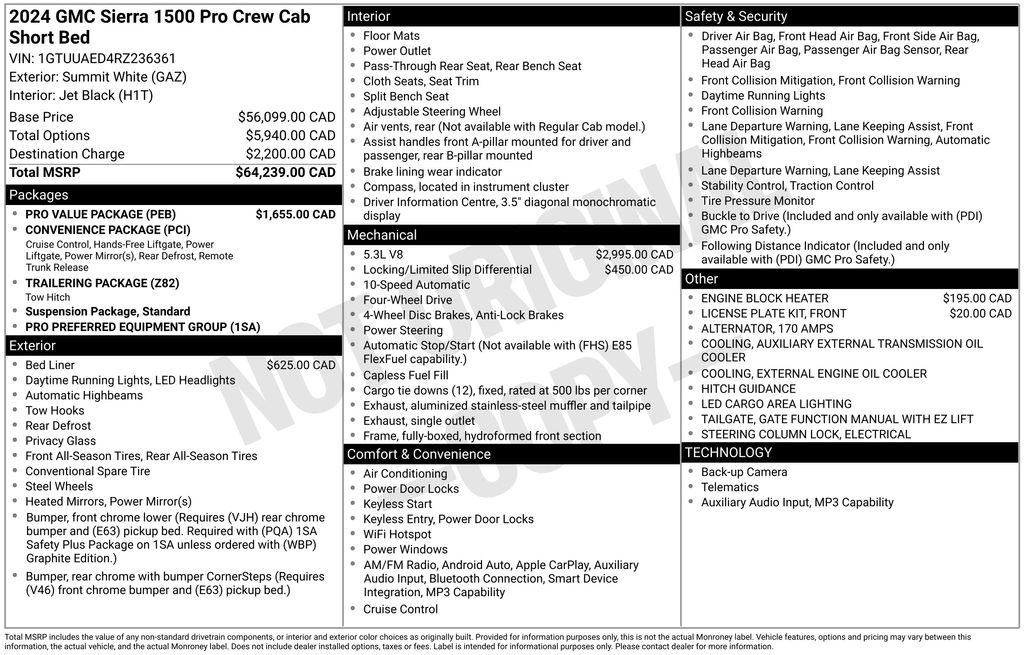 2024 GMC Sierra 1500 Pro - Photo 38