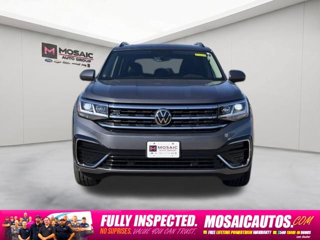 Used 2021 Volkswagen Atlas SE w/Tech R-Line with VIN 1V2RR2CA3MC554410 for sale in Zumbrota, Minnesota