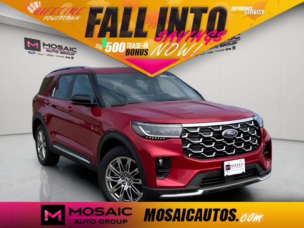 New 2025 Ford Explorer Platinum SUV