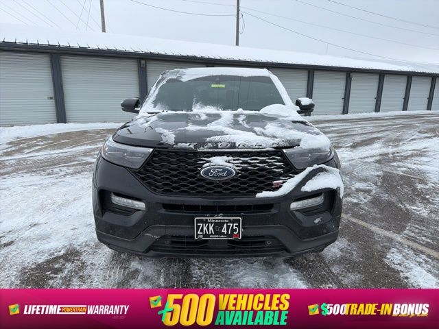 Used 2021 Ford Explorer ST with VIN 1FM5K8GC1MGB62498 for sale in Zumbrota, Minnesota